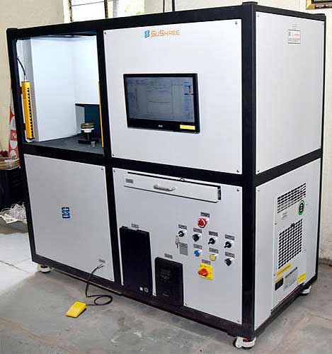 Plc controlled automatic marking machine